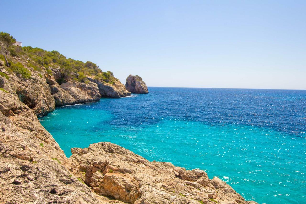 Beautiful Private Villa On The Sea Santanyí Exterior foto